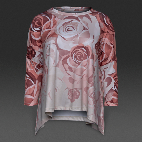 PUMA x CAREAUX Tee top sporty chic sz S relaxed - Picture 4 of 8